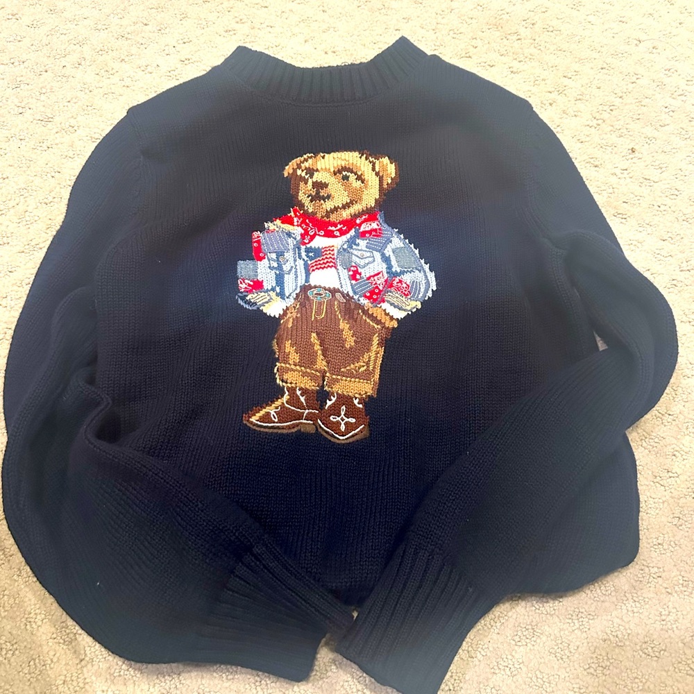 Teddy bear sweater - NWOT size small